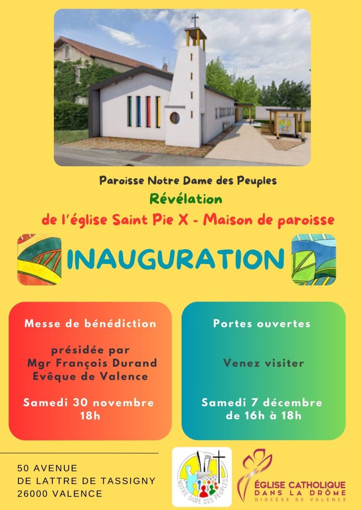 inauguration saint pie x